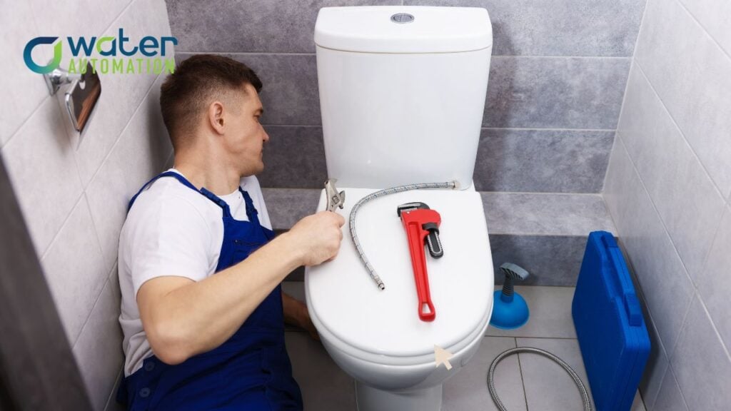 how much water the toilet uses